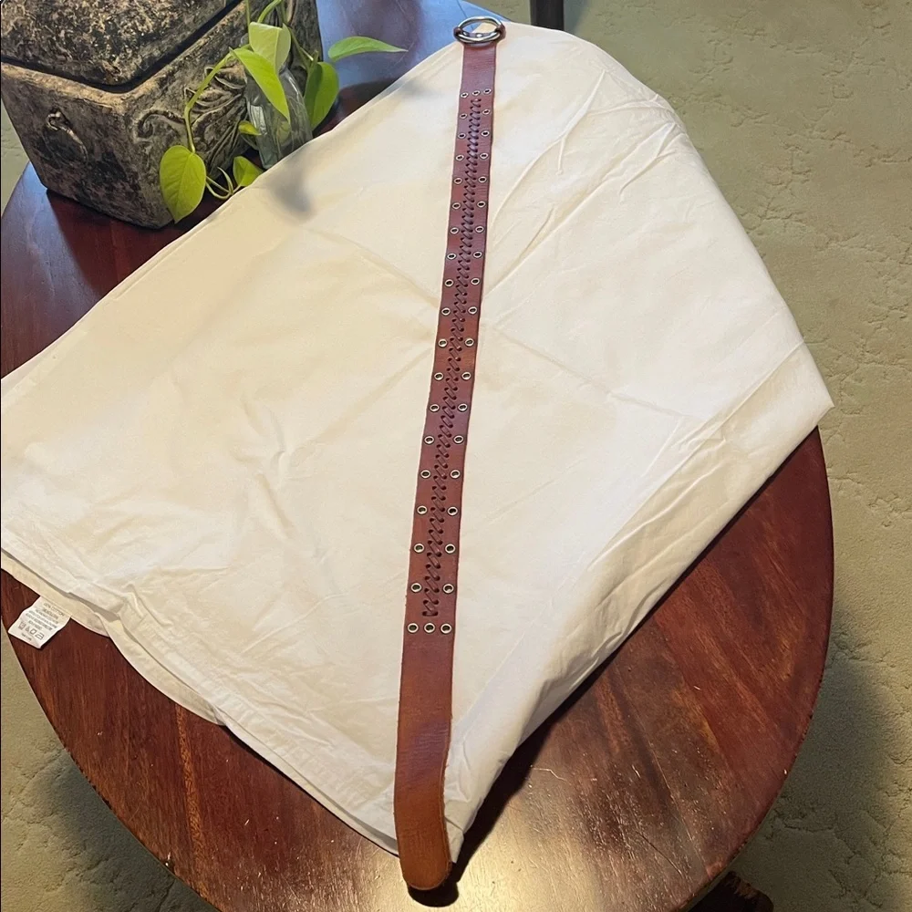 Vintage leather belt by A&F in size medium
